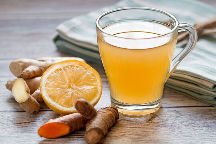 Ginger tea - a healing drink that increases activity in a man's diet