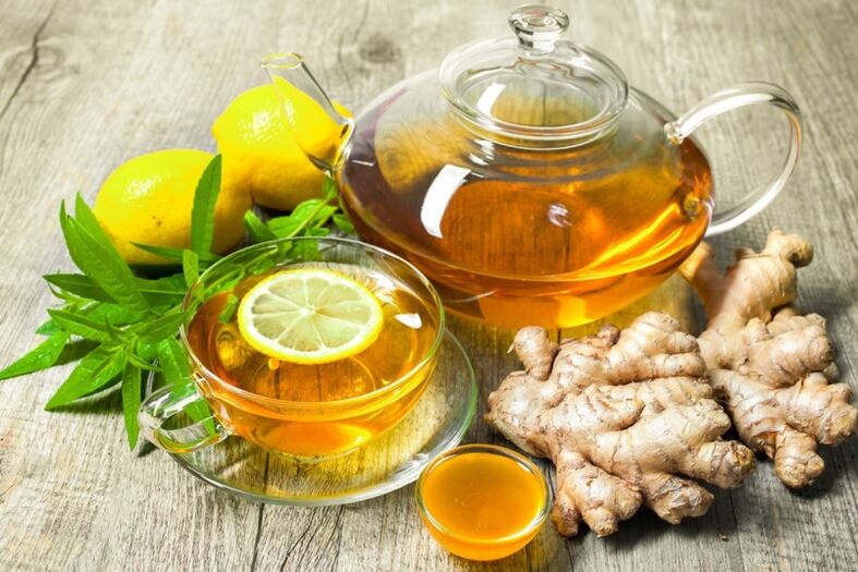 Tea with lemon and ginger will help boost one's metabolism